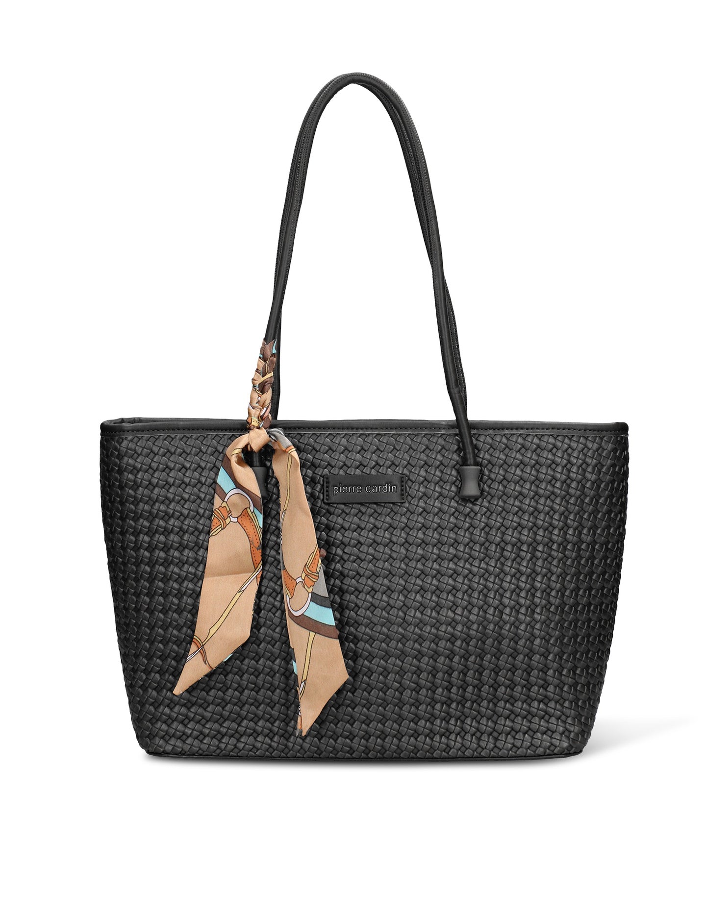 Borsa a Mano Donna in Pelle Vegana Nero Pierre Cardin