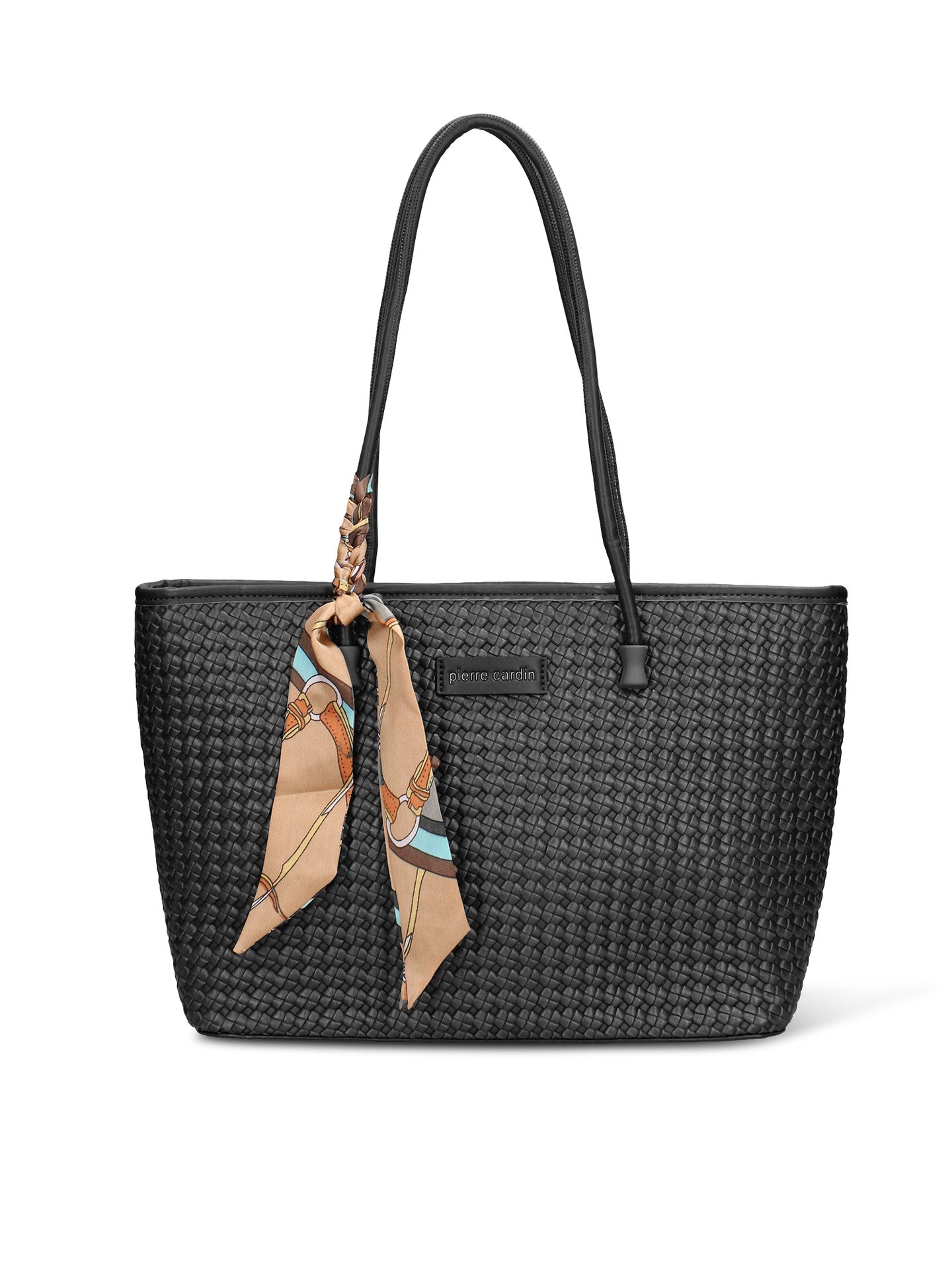 Borsa a Mano Donna in Pelle Vegana Nero Pierre Cardin
