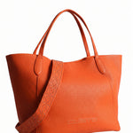 Borsa a Tracolla in Pelle Vegana Arancione