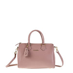 Borsa a Bauletto in Vera Pelle Malva Pierre Cardin