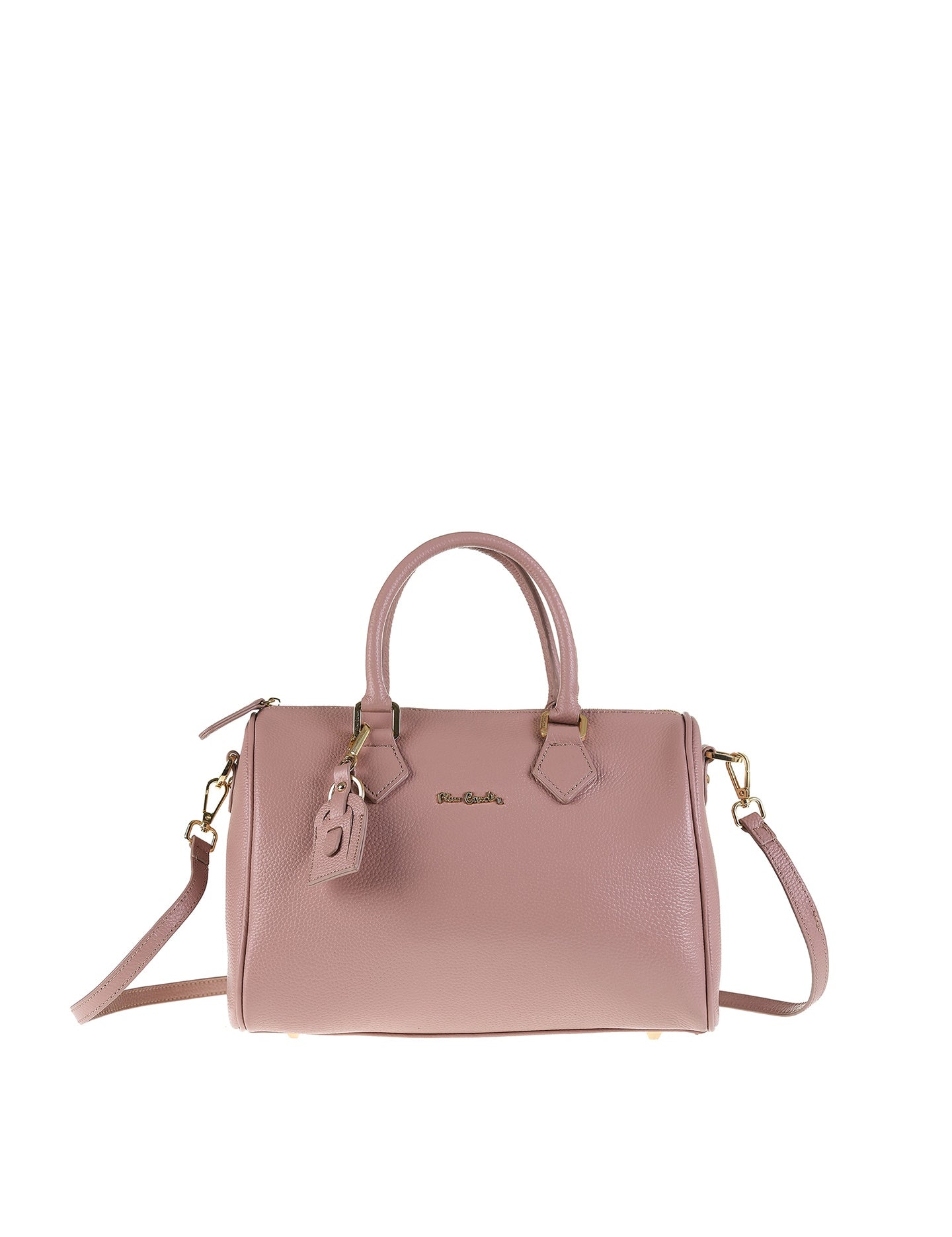Borsa a Bauletto in Vera Pelle Malva Pierre Cardin