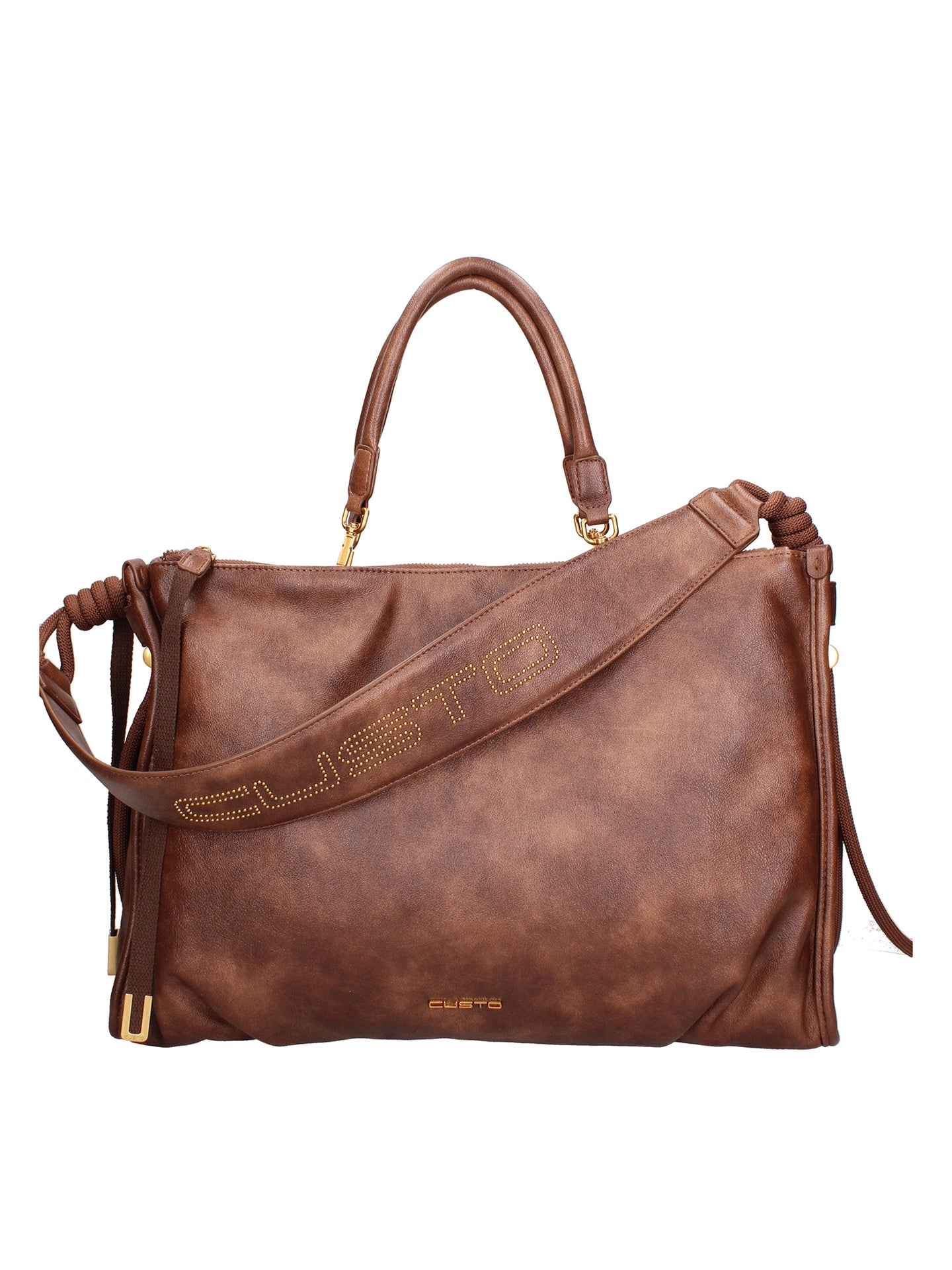 Borsa a tracolla CUSTO - Cuoio