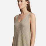 Vestito in Poliestere Taupe