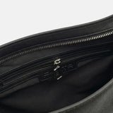 Borsa a mano in Pelle Vegana Nero