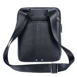 Borsa a Tracolla in Vera Pelle Nero