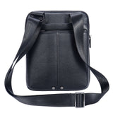 Borsa a Tracolla in Vera Pelle Nero