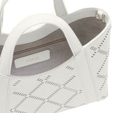 White Leather Handbag