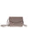 Borsa a Tracolla in Vera Pelle Taupe Pierre Cardin