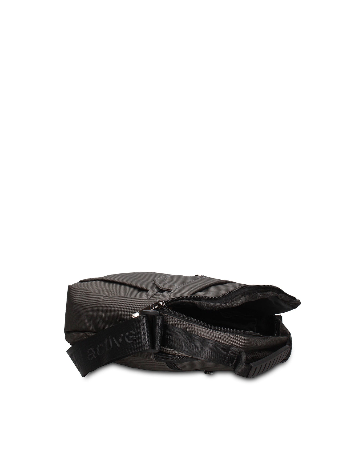 Borsa a Tracolla in 100% Pu Vegan Leather Grigio