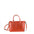 Borsa a Mano in Vera Pelle Arancione Pierre Cardin