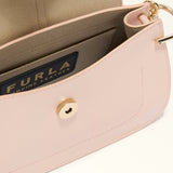 Borsa a Mano in Pelle Ruga Rosa