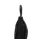 Borsa a Mano in Vera Pelle Nero