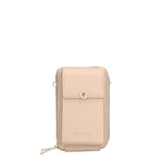Porta Cellulare Donna in Pelle Vegana Taupe Pierre Cardin