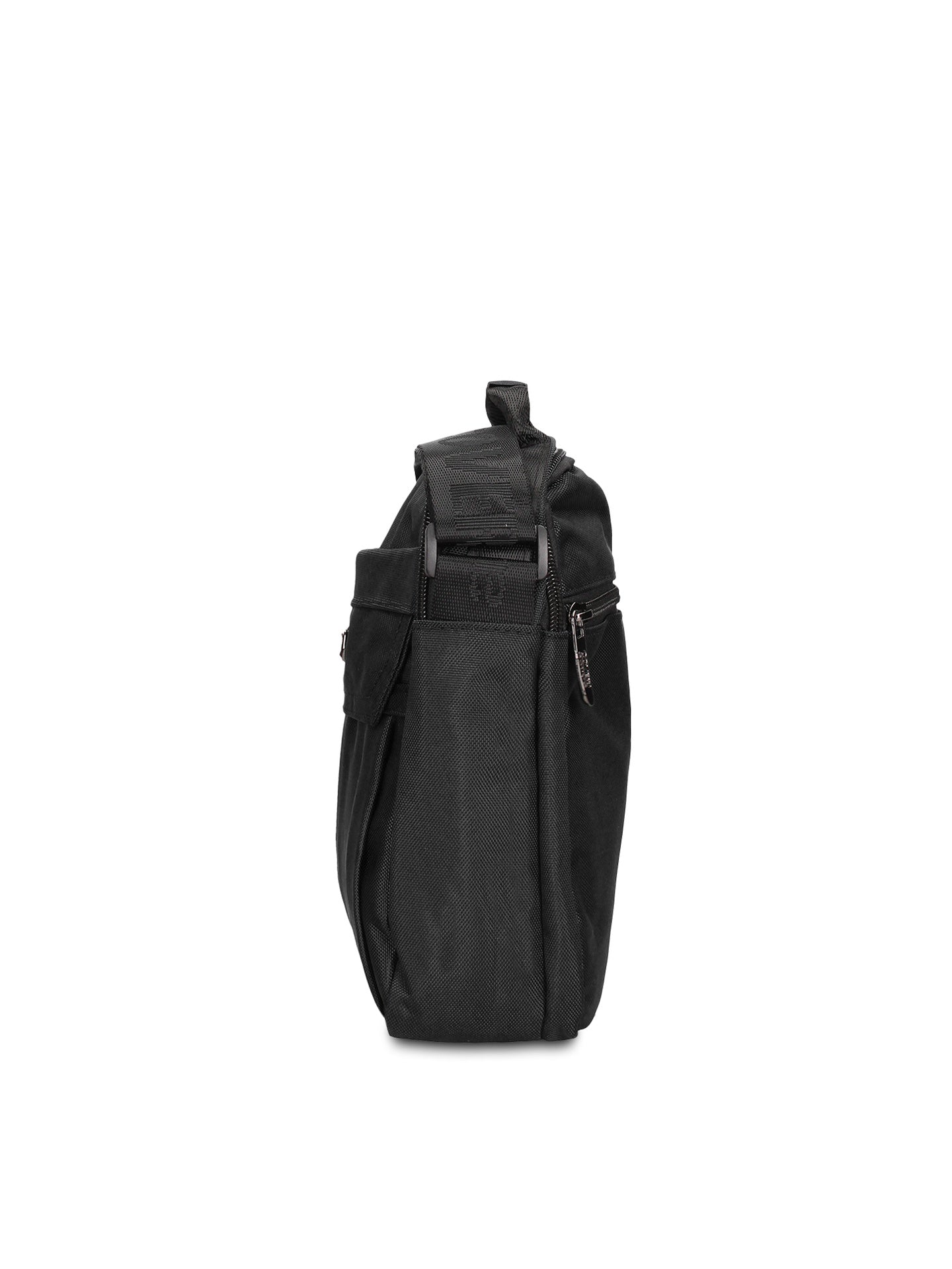 Borsa a Tracolla in 100% Pu Vegan Leather Nero