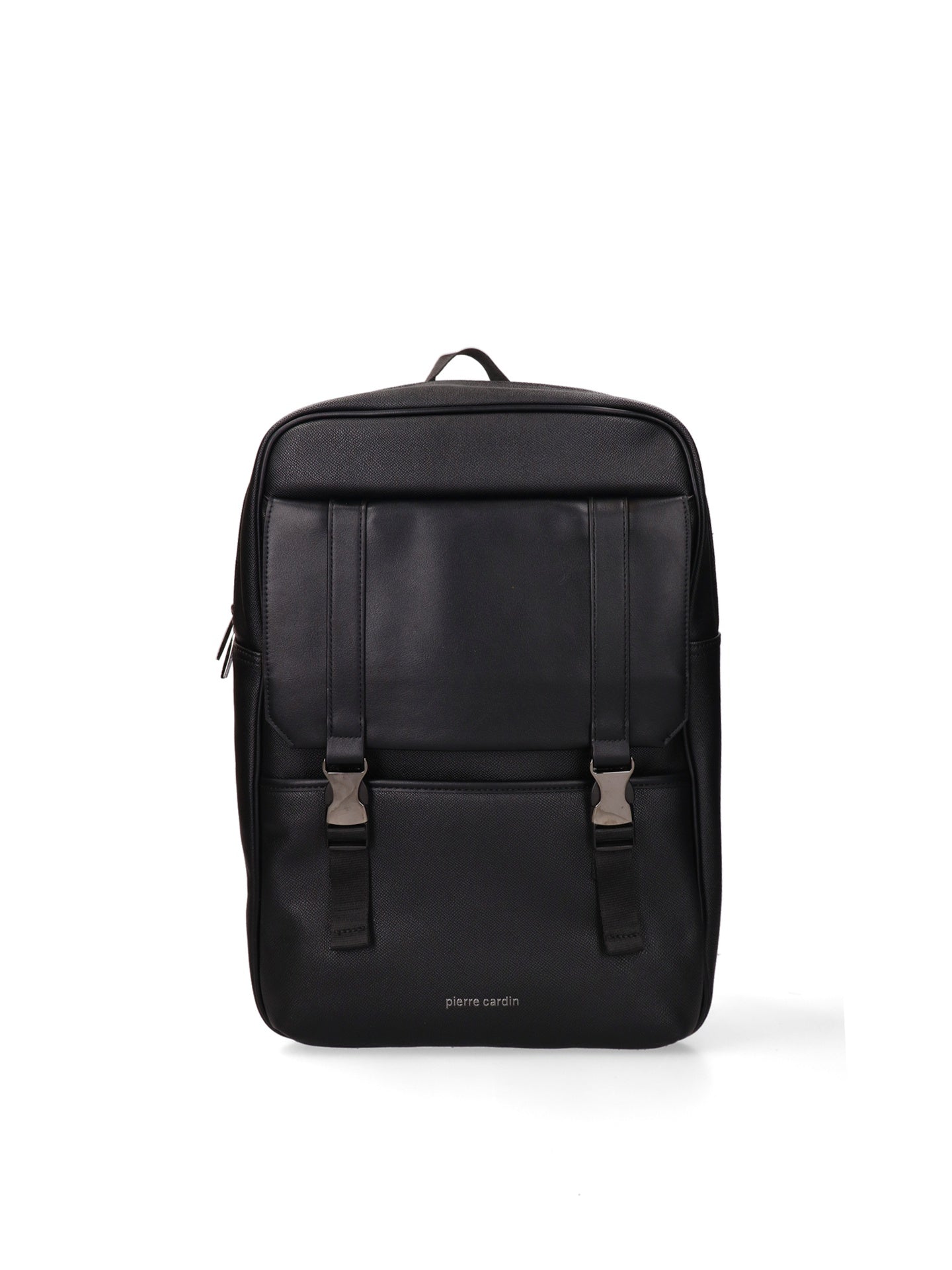 Zaino Uomo Vegan Leather in Pelle Vegana Nero Pierre Cardin