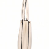 Borsa a Spalla in Pelle Vegana Beige