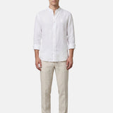 Camicia in Lino Bianco
