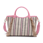 Borsa Shopper in Cotone Rosa