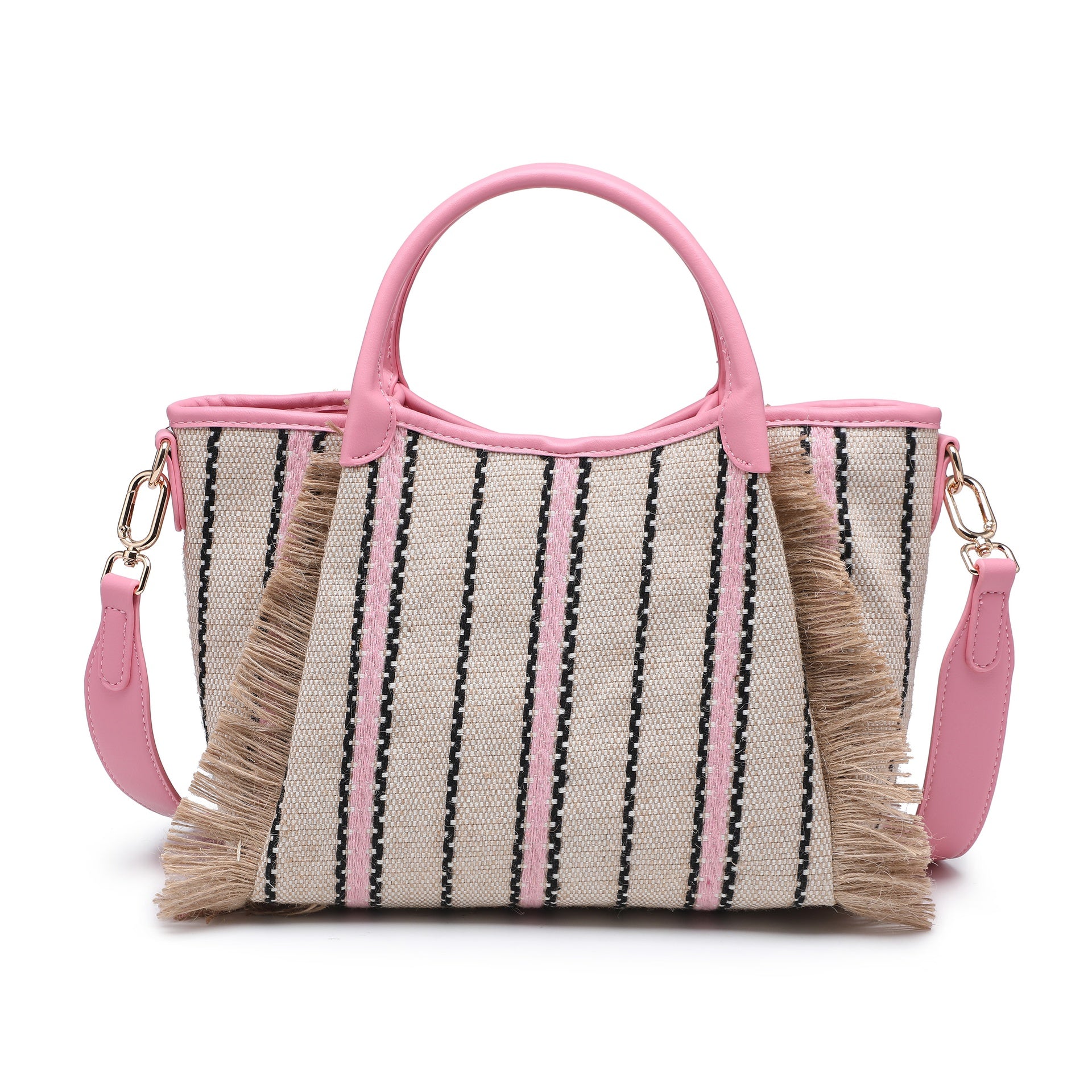 Borsa Shopper in Cotone Rosa
