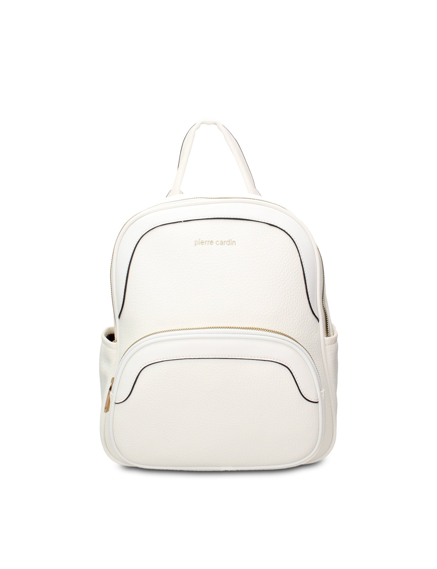 Zaino in Pelle Vegana Bianco Pierre Cardin