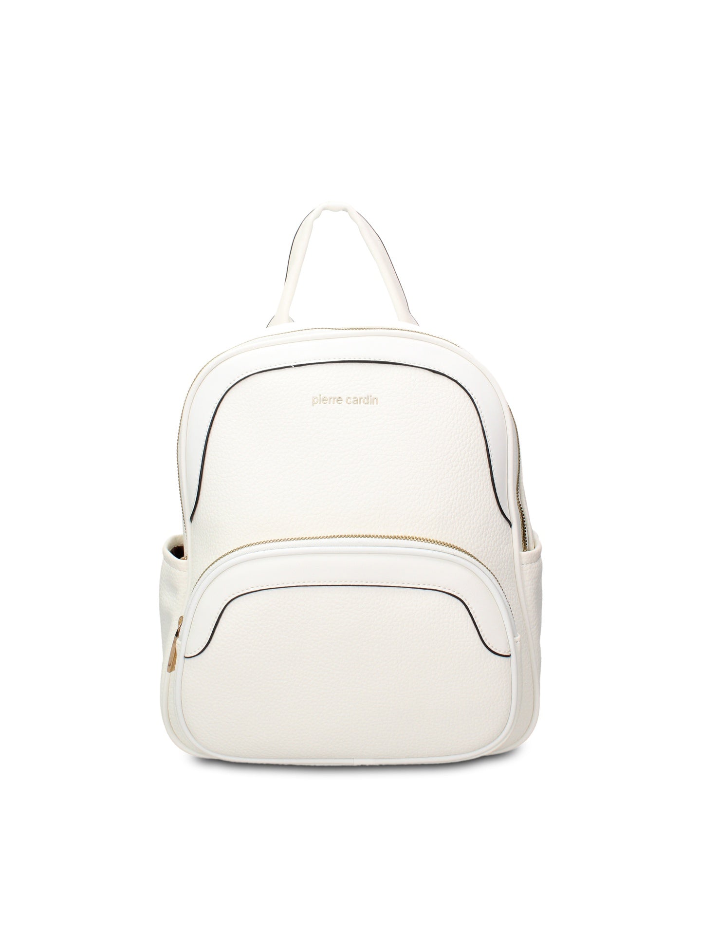 Zaino in Pelle Vegana Bianco Pierre Cardin