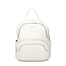Zaino in Pelle Vegana Bianco Pierre Cardin