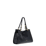 Borsa a Spalla in Vera Pelle Nero