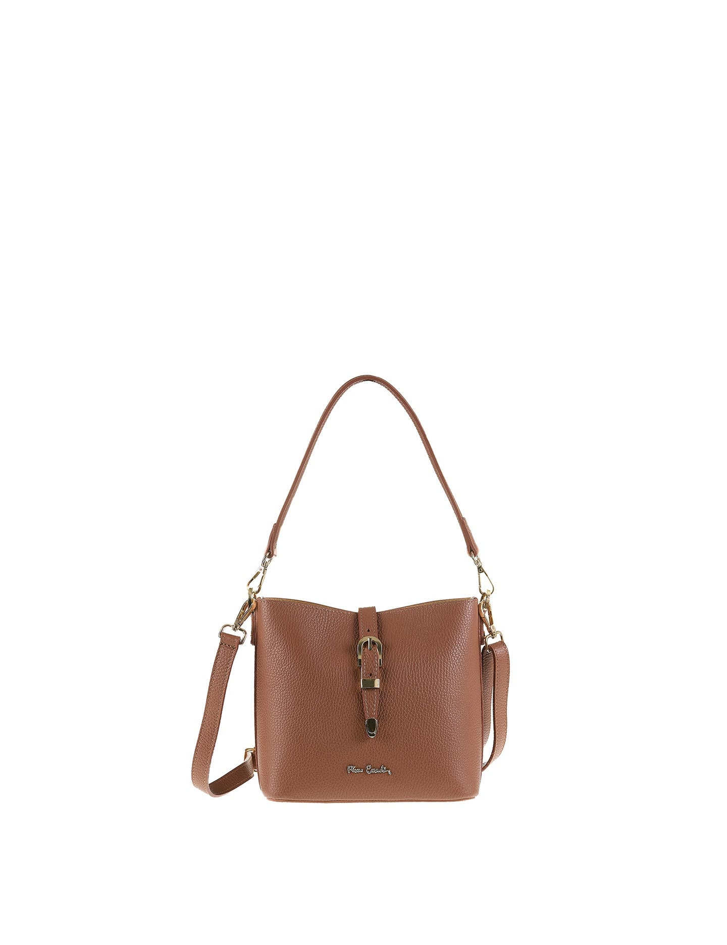 Borsa a Spalla in Vera Pelle Cuoio Pierre Cardin