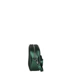 Borsa a Tracolla in Genuine Printed Suede Leather Verde