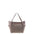 Borsa a Spalla in Vera Pelle Taupe Pierre Cardin