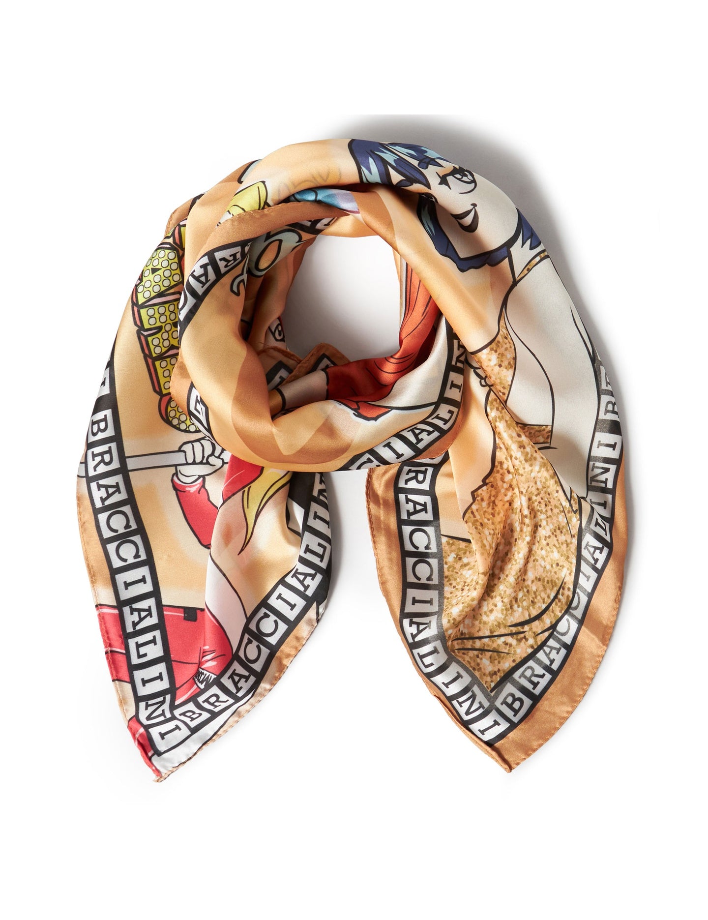 Foulard in Poliestere Multicolore Braccialini