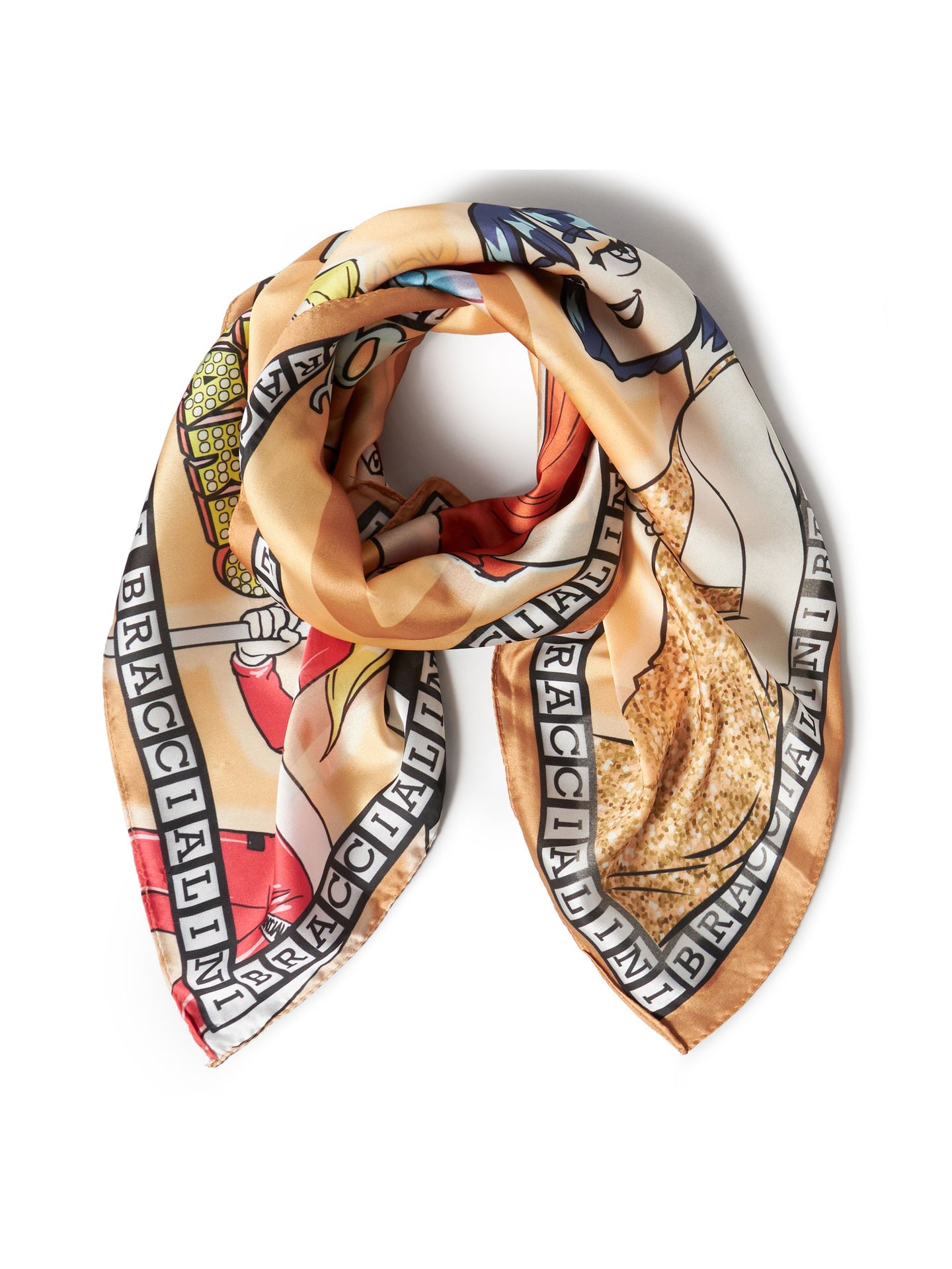 Foulard in Poliestere Multicolore Braccialini
