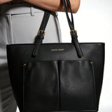 Borsa a Spalla in Pelle Vegana Nero