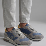 Sneakers platform in Pelle Marrone