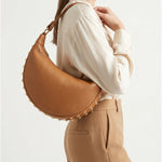 Borsa a Tracolla in Dollaro Leather Cognac