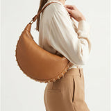Borsa a Tracolla in Dollaro Leather Cognac