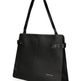 Borsa a Spalla in Pelle Vegana Nero