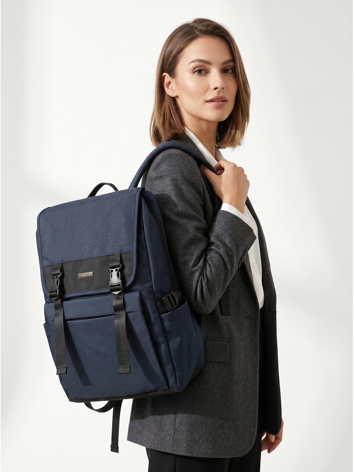 Zaino in Poliestere 100% Blu Scuro