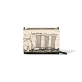 Cartera multicolor de mezcla de poliéster
