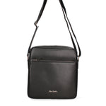 Borsa a Tracolla in Pelle Vegana Nero Pierre Cardin
