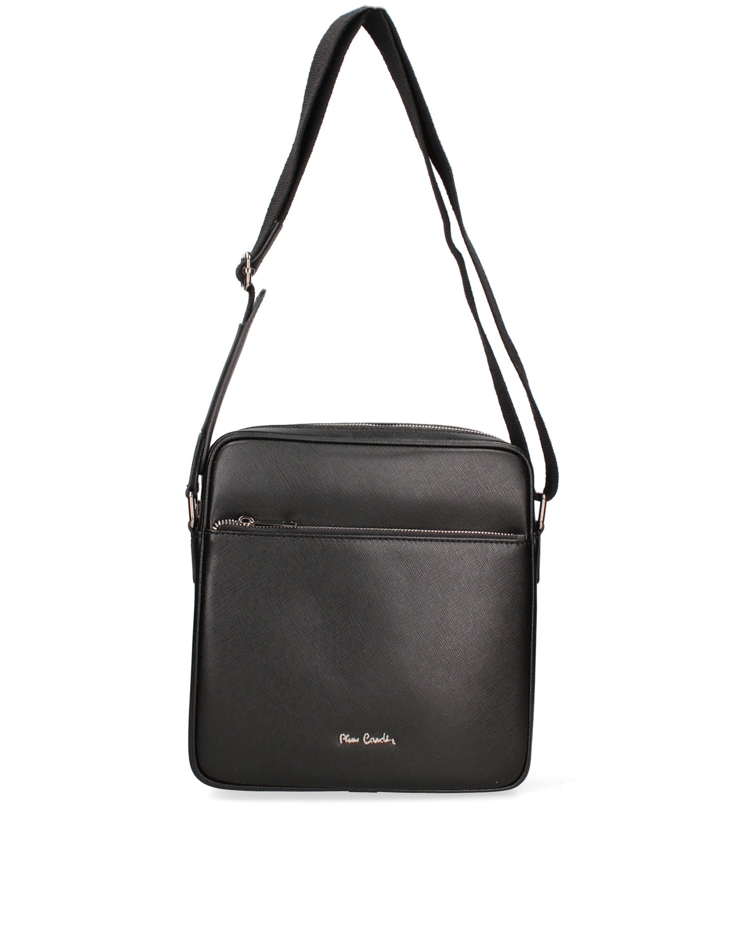 Borsa a Tracolla in Pelle Vegana Nero Pierre Cardin