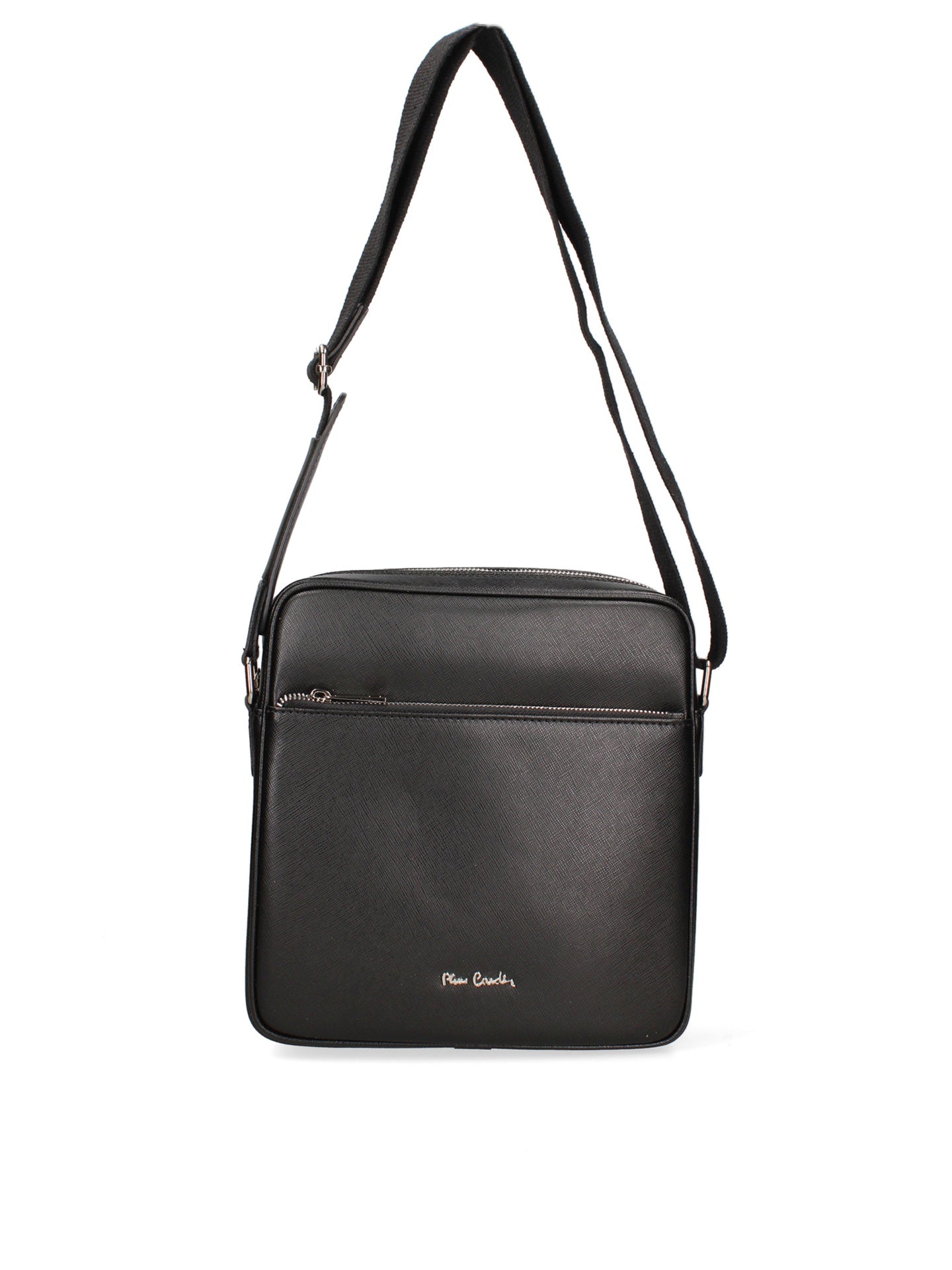 Borsa a Tracolla in Pelle Vegana Nero Pierre Cardin