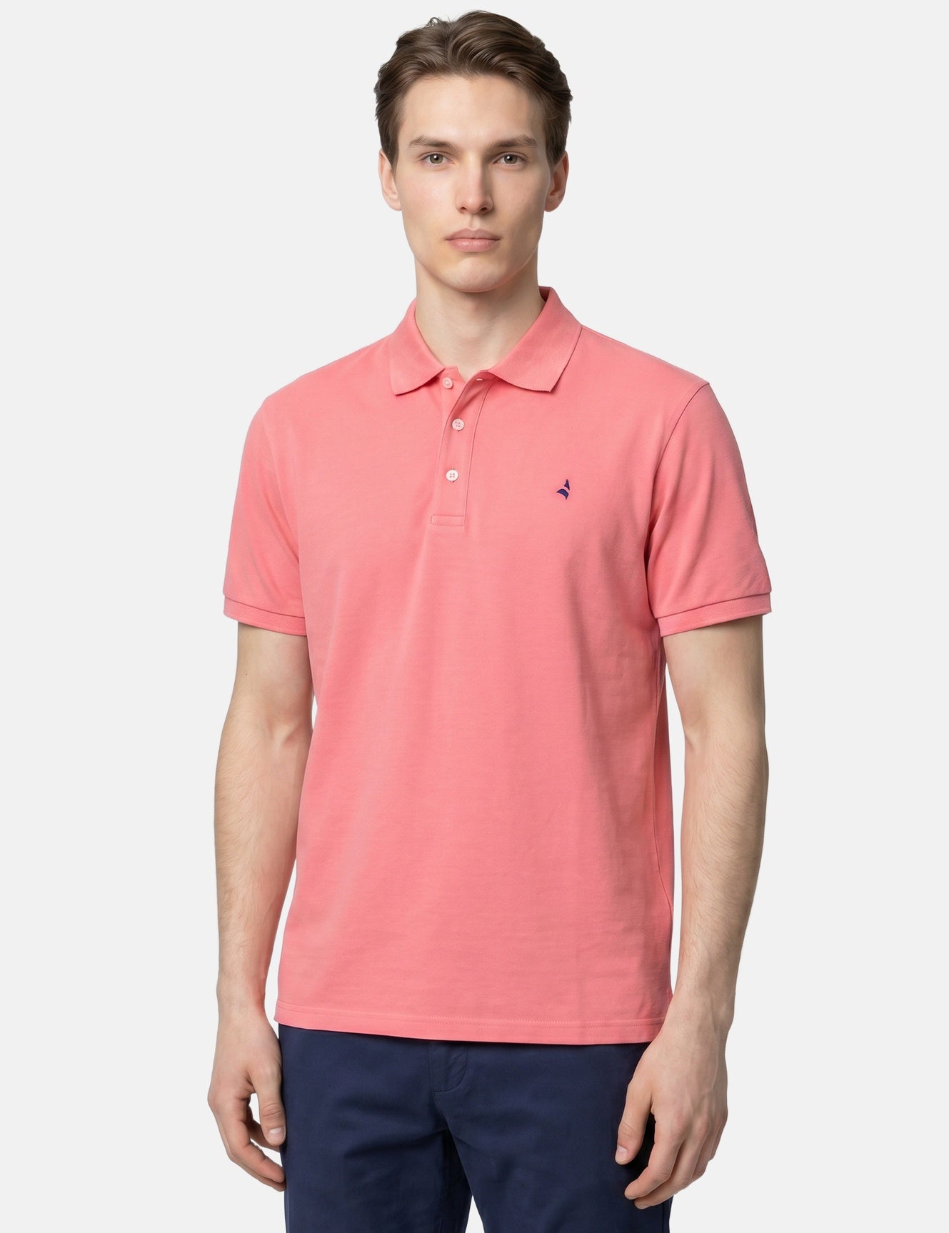 Camicia in Cotone Corallo Navigare
