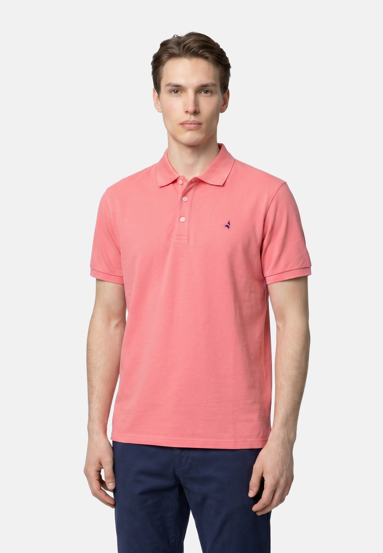 Camicia in Cotone Corallo Navigare