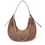Borsa a Spalla in Pelle Vegana Taupe Pierre Cardin
