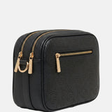 Borsa a tracolla in Pelle Vegana Nero