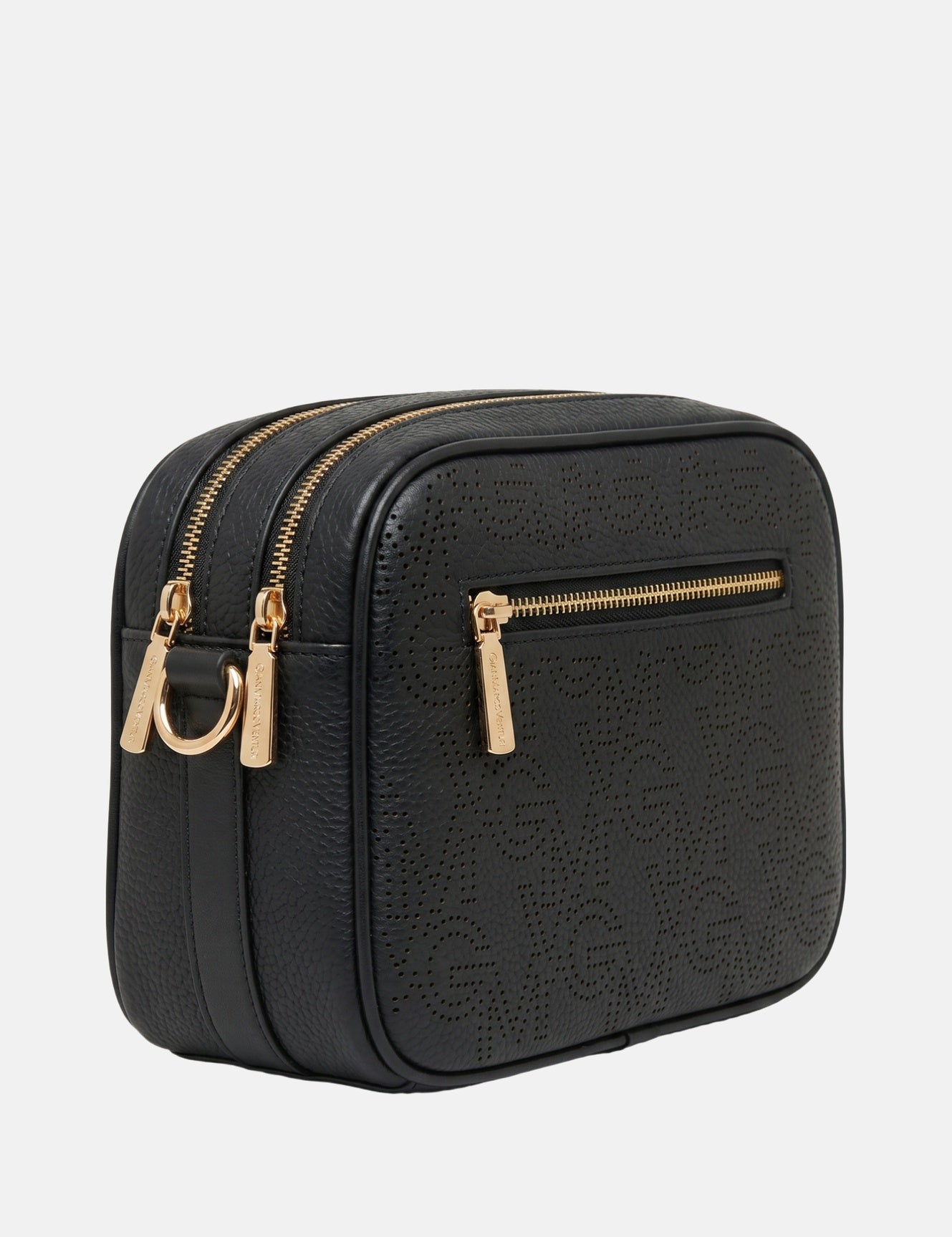 Borsa a tracolla in Pelle Vegana Nero