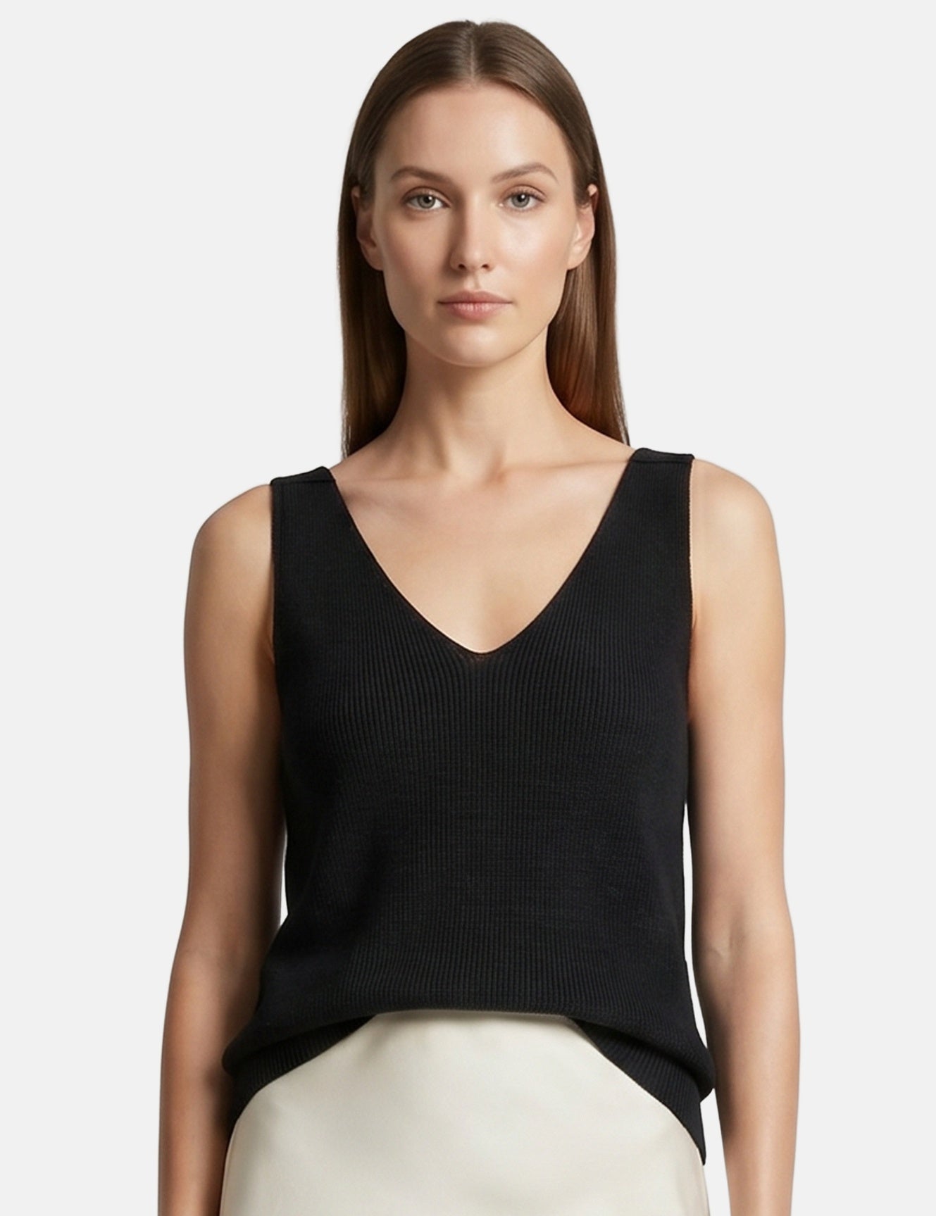 Vestito in Poliestere Nero Roberta Rossi
