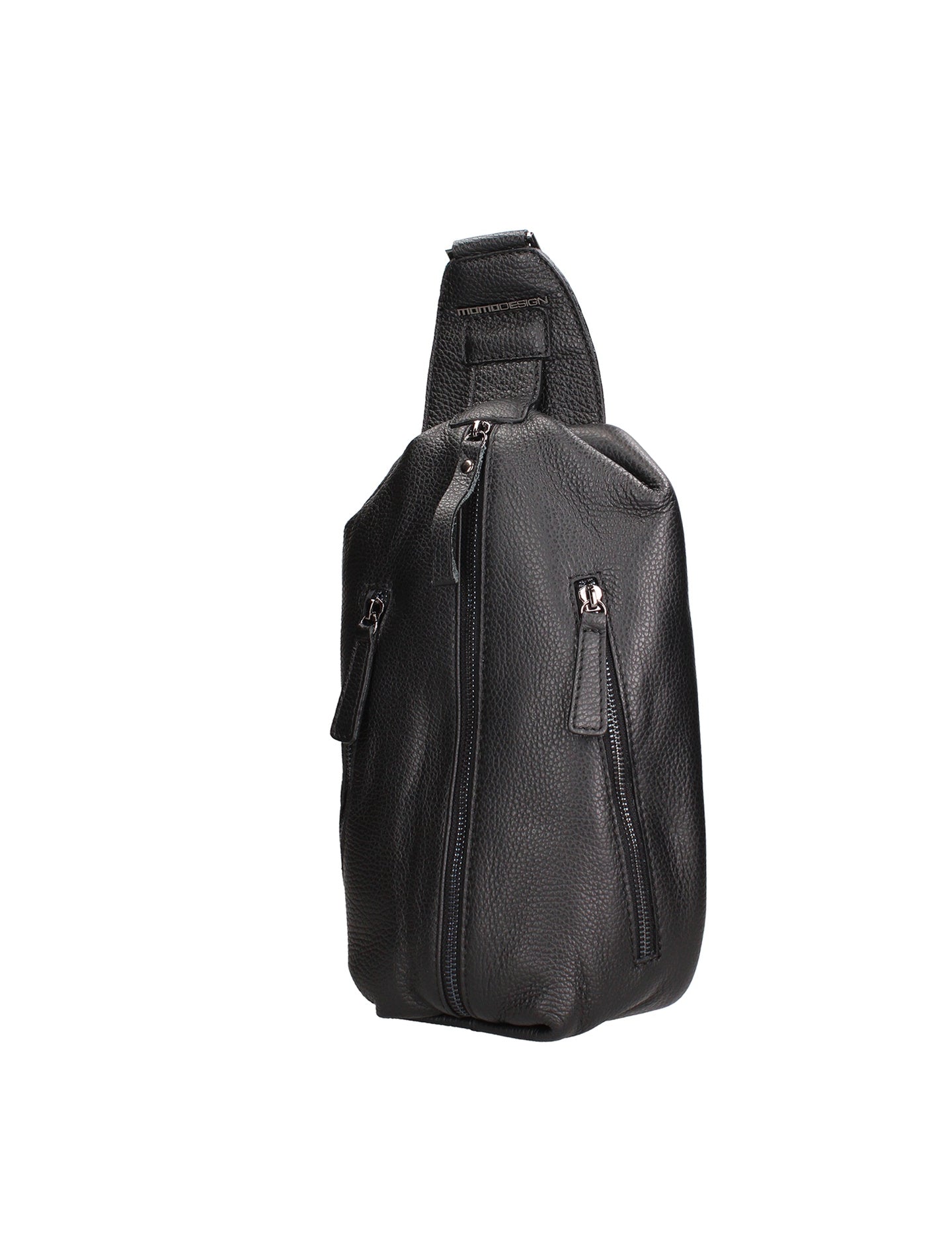Borsa a Tracolla in Vera Pelle Nero