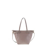 Borsa a Spalla in Vera Pelle Taupe